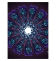 Worldflower 23, Digital Art By Randomshern Tablo Ahşap Poster Dekoratif