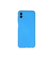 Newface Samsung Galaxy A04 Kılıf Nano içi Kadife Silikon - Mavi