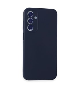 Samsung Galaxy A55 5g Kılıf First Silikon - Lacivert