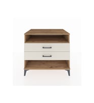 Kronos Şifonyer Tek Raflı 2 Çekmeceli 88x59x80 Çam-Aytaşı