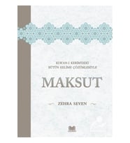 Kitap Kalbi Yayıncılık Kuranı Kerimdeki Tüm Çözümleriyle Maksut