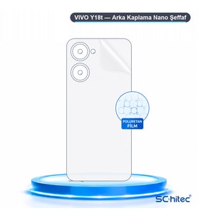 SChitec VIVO Y18t Uyumlu Arka Yüzey Hidrojel Koruyucu Film