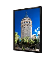 Galata Kulesi Çerçeveli Mdf Tablo