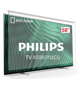 Philips 58PUS7805 TV EKRAN KORUYUCU - Philips 58" inç 146 Ekran Koruyucu