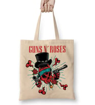 Guns n Roses Bez Çanta Uzun Saplı
