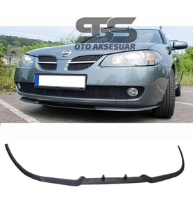 Nissan Almera Cupra R Uyumlu Ön Lip Mat Siyah Ön Tampon Lip