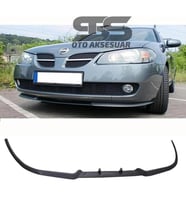 Nissan Almera Cupra R Uyumlu Ön Lip Mat Siyah Ön Tampon Lip