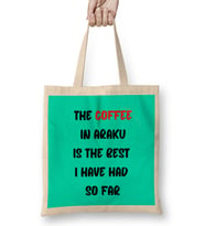Funny coffee drinKs Art lover Gift Quote - Vintage Retro Rainbow Style Bez Çanta Uzun Saplı