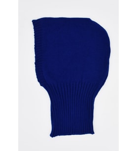 Balaclava Kadın Triko Kar Maskesi Bere Boyunluk Lacivert