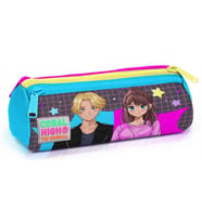 Coral High Mavi Anime Üç Bölmeli Kalem Çantası - Kız Çocuk