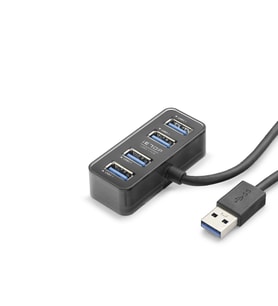 Usb Type-c 3.1 Gen1 Hub 4 Port 5 Gbps Siyah HDX7055