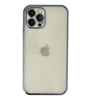 iPhone 12 Pro Kılıf Razer Lensli Silikon - Lacivert