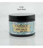 Cadence Very Chalky Home Decor Mobilya Boyası 150 ml. CH-30 SİYAH 