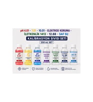 pH 4.01 7.01 10.01 Elektrod Koruma 1413 µS/cm 12.88 mS/cm Kalibrasyon Sıvıs