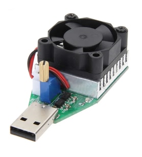 Usb 15W 3.7V 13V 0.15A/3.0A Elektronik Yük/Deşarj Kartı Fan Soğutuculu Pil Akü Kapasite Deşarj Test