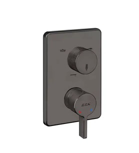 Eca Life Mat Antrasit Banyo/Duş 3 Yollu Sıva Üstü 102167322C5-K
