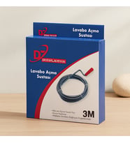 3 m Spiral Esnek Yay Lavabo ve Gider Boru Açıcı