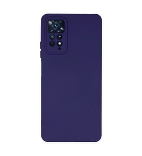 Xiaomi Redmi Note 11 Pro Kılıf Nano İçi Kadife Silikon - Mor