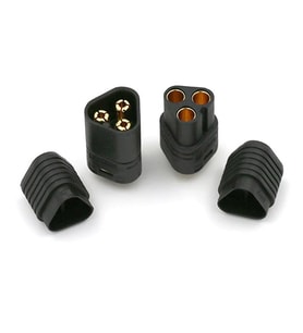 MT60 3 Pin Dişi Erkek Konnektör Soket Çift Amass 3.5mm 12Awg RC Esc Motor