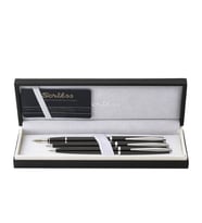 Scrikss Vintage 33 Dolma Kalem ve Tükenmez Kalem İkili Set Beyaz 