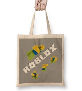 Roblox Noob 01 Bez Çanta Uzun Saplı