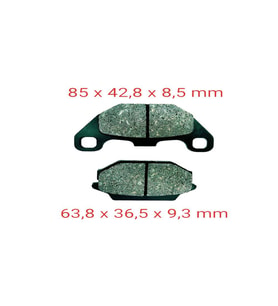 Atv Arka Fren Disk Balatası Fa305 Kymco Mxu 150 Vt
