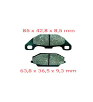 Atv Arka Fren Disk Balatası Fa305 Kymco Mxu 150 Vt