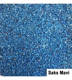 Kabuk Kumu (Öğütülmüş Deniz Kabuğu)  Saks Mavi
