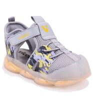 Vicco Monrovia 321B24Y211 Gri Ortopedik Günlük Işıklı Erkek Çocuk Spor Sandalet