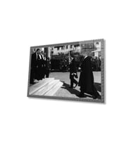 Atatürk Cam Tablo 4mm Dayanıklı Temperli Cam, Atatürk Glass Wall Art (Çok Renkli)