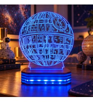 Kişiye Özel Death Star Tasarımlı Gece Lambası