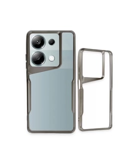 Xiaomi Redmi Note 13 Pro 4g Kılıf Boyi Silikon Kapak - Titan Gri