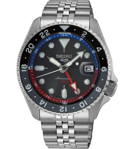 SEIKO 5 SPORTS GMT SSK019J PİLSİZ OTOMATİK SERAMİK BEZEL ÇELİK ERKEK KOL SAATİ