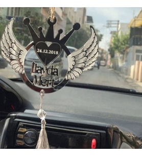 Kişiye Özel Araba Süsü Pleksi Dikiz Aynası Süsü