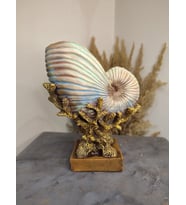 Deniz Kabuğu İstiridye Mercan Polyester Dekoratif Obje