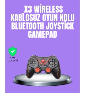 Android Uyumlu Gamepad X3 Game Stick Oyun Kolu Bluetooth Bağlantılı