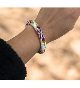 Chibeads El İşi Renkli Boncuklu Bileklik