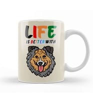 Funny Dog Lover Gift For   Men Kupa Bardak Porselen