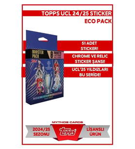 2025 Uefa Şampiyonlar Ligi Sticker - Eco Pack