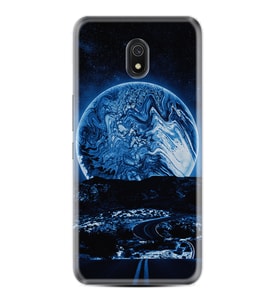 Xiaomi Redmi 8A 8 Pro 9C 9T 10C 11T Pro Kılıf Desenli Silikon Mavi Gece 1605