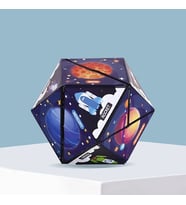 3D Geometrik Kübik Oyuncaklar Geri Dönüşümlü Plastik Bulmaca Küp Oyunu Çeşitli Bulmaca Küp Antistres