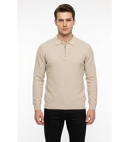 Erkek Spor Polo Yaka Mevsimlik Kazak BGL-ST05443