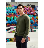 Erkek Bisiklet Yaka Standart Kol Regular Kalıp Sweatshirt Fonksiyonel Dayanıklı Kaliteli Şık