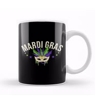 Celebrating Mardi Gras 2020 Colorful Mask Festive Kupa Bardak Porselen