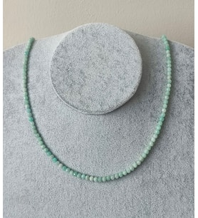 3 MM AMAZONİT DOĞALTAŞ KOLYE