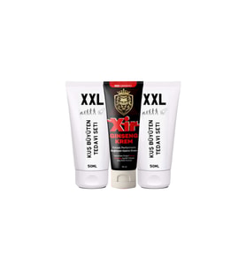 Xir 3xEffect Cream 50 ml Penis Sertleştirici Geciktirici Büyütücü Krem + Yanında 2 Adet 50 ml Kuş Büyüten XXL Cream Penis Büyütme Kremi