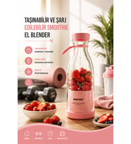 380 ml Şarjlı Blender USB Destekli Meyve ve Smoothie Hazırlayıcı