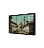 Camii Çerçeveli Cam Tablo