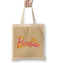 Barbie Logo 05 Bez Çanta Uzun Saplı