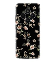 Xiaomi 14C Kılıf Boutique Baskılı Resimli Siyah Fon Çiçek Pcode -045